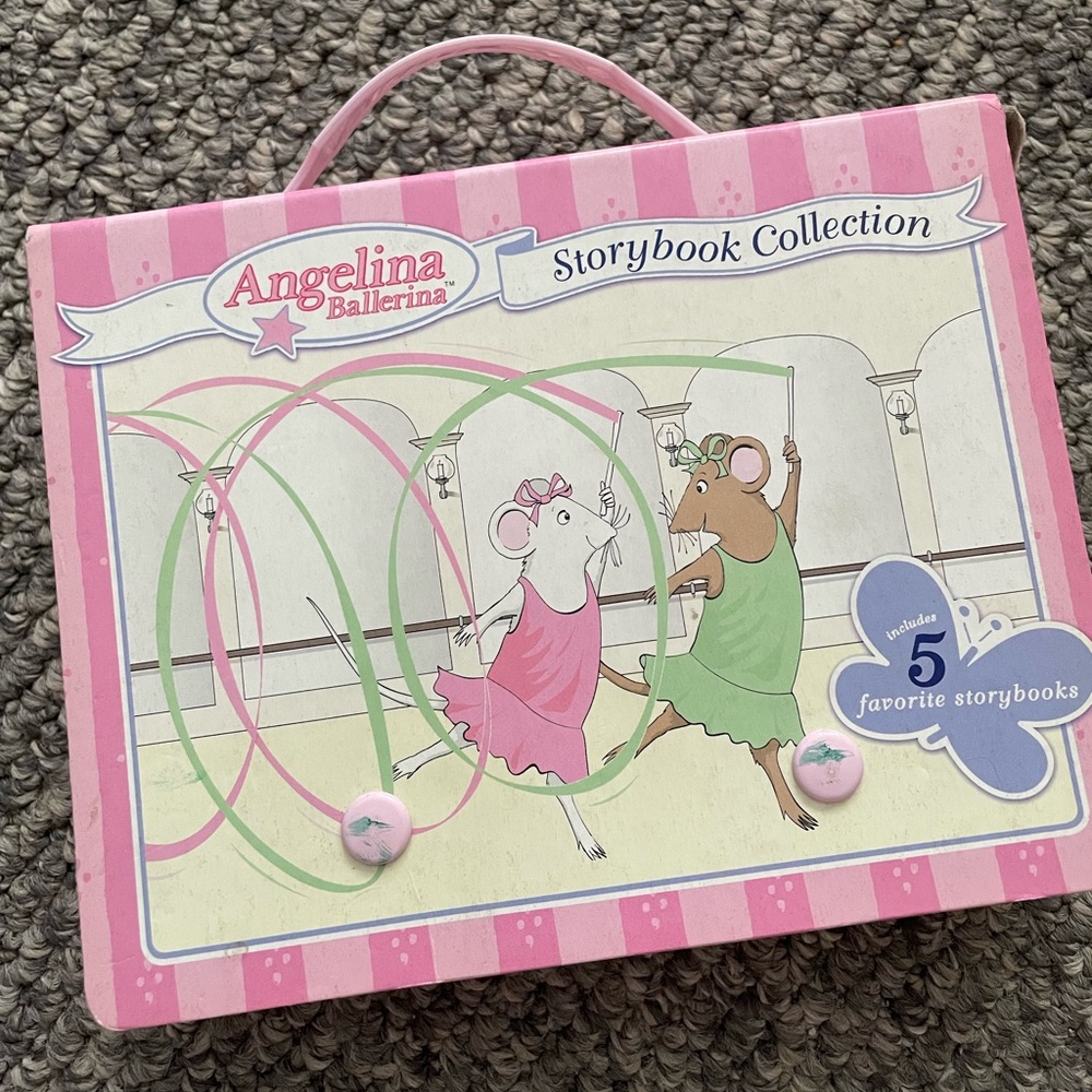 Vintage Angelina Ballerina 5 book box set